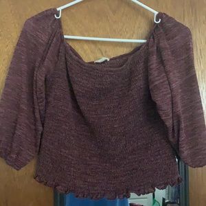 Off the shoulder top!